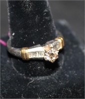 Ladies Platinum & 18kt yellow gold Diamond