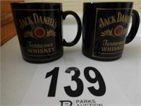 Pair of Jack Daniels coffee mugs
