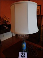 24” tall lamp with shade