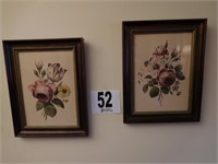 Pair of 10x14 framed prints