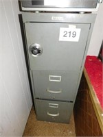Tower industrial file cabinet (no combination to