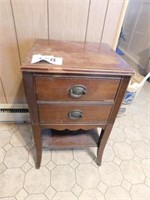 Small night stand with 2 drawers (matches 135),