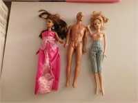 Mattel Barbie & Ken Like dolls