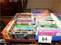 VHS tapes, few Disney - lots of children's - Red