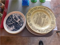 Currier & Ives style dishes - etc.