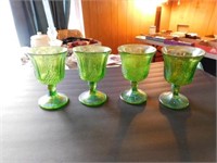 Green grape tumblers - vases - covered small