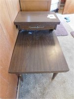Mid century end table, 27 x 18 x 22