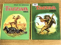 Lot of Two Edgar Rice Burroughs Tarzan Annuals