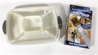 Pampered Chef Divided Tray and Pedi Paws