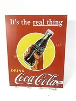 12 1/2 x 16 Metal Coca-Cola Sign