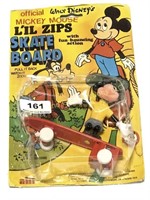 Mickey Mouse L’il Zips Skateboard, New in Package