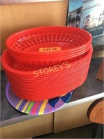 Red Fry Baskets