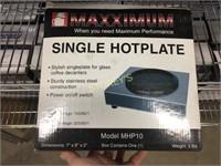 Maxximum Single Hot Plate - NEW