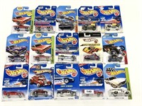Lot of 15 Assorted Hot Wheels Cars