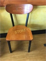 Black Quiznos Dining Chair