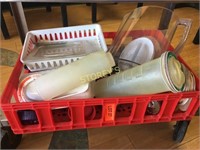 Bin of Jugs & Squeeze Bottles