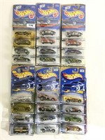 Lot of 24 Hot Wheels Cars in Packages