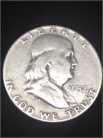 1952 Franklin Half Dollar - 90% Silver