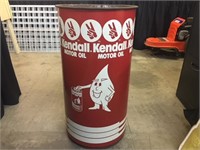 Kendall Oil trash can
