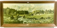 Mountains in Austria framed print