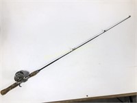 46” All Metal Three-Piece Fishing Rod with Reel