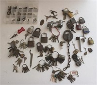 Vintage Key & Lock Lot