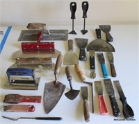 Assorted Masonary Tools & Taping Knife