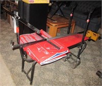 DP Fit for Life weight bench with a large amount
