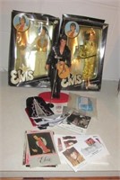 Elvis collectibles including (3) Action figures,