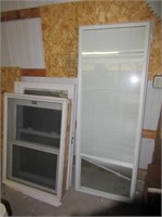 (4) Various windows. Largest measures: 67" high x