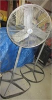 Nova 66" tall shop fan. Note: Base has damage.