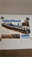KINZE PLANTERS POSTER....18 X 23"