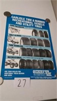 CARLISLE TIRE & RUBBER POSTER  1992..20 X 28"