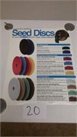 KINZE SEED DISCS POSTER.....18 X 23"