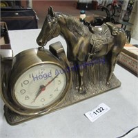 Elect clock - horse