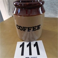 CERAMIC COFFEE JAR -6"