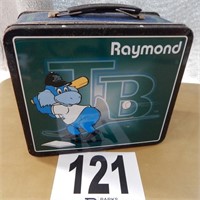 OLD SCHOOL TAMPA BAY RAYS METAL LUNCH BOX