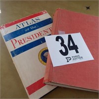 2 VINTAGE BOOKS- "THE BOOK OF PRESIDENTS" AND