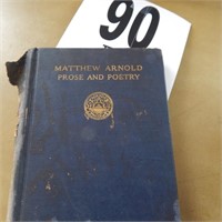 "PROSE AND POETRY" BY MATTHEW ARNOLD- 1927