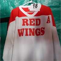 DETROIT RED WINGS JERSEY SIZE LARGE?