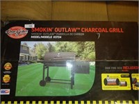 Smoking Outlaw Charcoal Grill