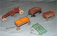 Assorted Cast Iron Toy Vehicle Lot
