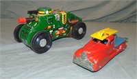 2 Piece Windup Toy Vehicle Lot