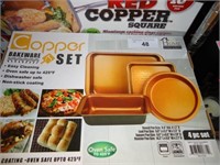 Copper Bakeware Set