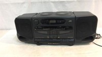JVC Boom Box With Double Cassette & CD V12A