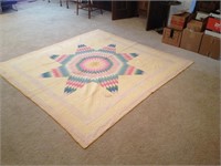 One lot of vintage quilts