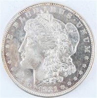 Coin 1921-P Morgan Silver Dollar Uncirculated