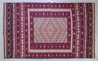 Persian pure wool, hand made Sumak rug