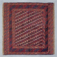 Persian pure wool, hand made Baluchi tribal rug,