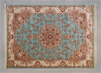 Persian pure wool, machine made rug